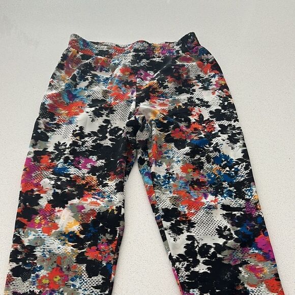 Aqua Faux Silk Joggers - Picture 2 of 6